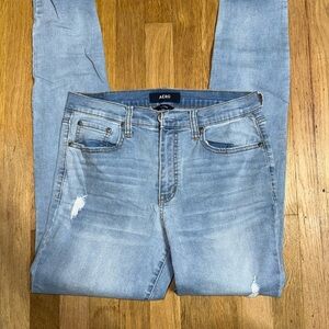 Aero Light Blue Distressed Jeans